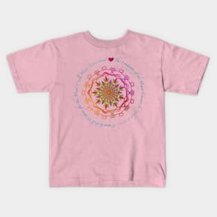 Language of the Heart Kids T-Shirt